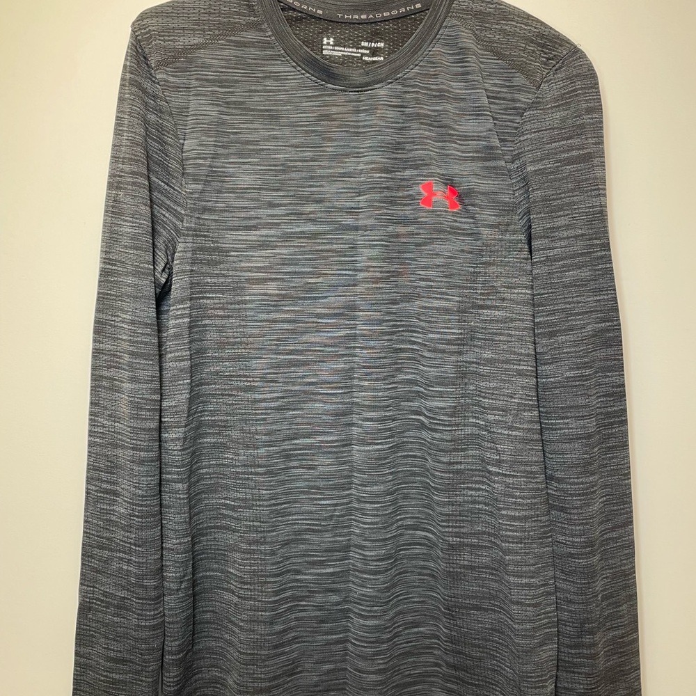 Under Armour Mens Threadborne Seamless Long Sleeve T-Shirt Size S - Picture 5 of 8